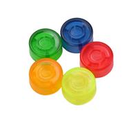 BESTonZON 5piezas Perilla de Plástico del Pedal de Efectos Colores Disponibles Azul Verde Amarillo Rojo Naranja para Perillas de Amplificador de Guitarra y Accesorios de Pedal de Efectos