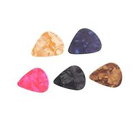 BESTonZON 5piezas Unidades Púa Guitarra Resistente y Ligera Para Folk y Eléctrica Práctica Selección Musical Para Acústica y Ukelele Accesorio Duradero y Fácil De Transportar