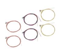 BESTonZON 6 Juegos Juego de cuerdas de acero de colores. guitarra Herramientas de mantenimiento guitar replacement parts