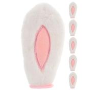 BESTonZON 6 Orejas de Conejo para Casco: Decoración de Orejas de Conejo Peludas de Peluche para Casco de Motocicleta - Decoración de Pascua para Moto para Esquí Al Aire Libre, Ciclismo Y Esquí