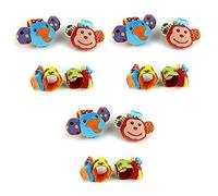 BESTonZON 6 Pares De Buscador De Pies Para Bebés Sonajeros Para Bebés Correa De De Pulsera Para Bebés