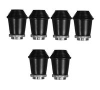 BESTonZON 6 Piezas Almohadillas Para Los Pies Del Tambor Piezas De Soporte De Caja Pad De Batería Protector De Pie De Tambor Patas De Soporte De Caja Piezas De Bastidor De Batería Caucho