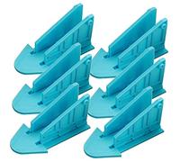 BESTonZON 6 Piezas Bloqueo De Seguridad Para Tapón Puerta Tapones Retráctil Equipo Pequeños Cochera Cable Manos Gancho Cerradura De Seguridad Productos Aire Bar Blue Abdominales