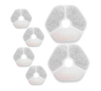 BESTonZON 6 Piezas Filtros para Bebedero de Gatos Paquete Filtros de Agua para Mascotas Filtración Efectiva Que del Agua y la de Mascota