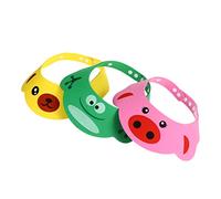 BESTonZON 6 Piezas gorro champú para bebés gorra protección baño arena acuario blanca gorro natacion niño gorro natación niño bañera recién nacido gorro baño tómate un baño