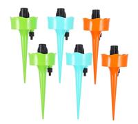 BESTonZON 6 piezas Kit de Puntas de Riego Automático Ajustables para Plantas Sistema de Goteo para Jardín y Huerto Dispositivo de Riego por Goteo para Humedad Óptima Macetas para Viajeros y