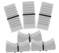 BESTonZON 6 Piezas Parte Del Potenciómetro De Guitarra Deslizador De Potenciómetro Pequeño Potenciómetro De Deslizamiento Recto Deslizadores Rectos Del Potenciómetro Abs Light Grey