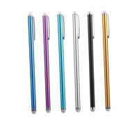 BESTonZON 6 Piezas Pluma capacitiva lápiz de Escritura de Pantalla táctil lápiz óptico de sensibilidad ilapiz lapices lápiz de Pantalla táctil lápiz Universal Pantalla capacitiva Aguja Paño