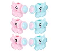 BESTonZON 6 Piezas Regaderas Infantiles de Plástico Juguetes para Baño y Playa Colores Surtidos para y Riego de Plantas Seguros y Duraderos