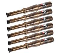 BESTonZON 6 Piezas Telescopio monocular Pirata telescopio portátil Accesorios para Fiestas temáticas Piratas telescopio telescópico pequeño Pintado Bronce 6 Piezas piñata Pirata