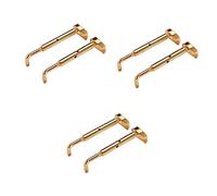 BESTonZON 6 Piezas tornillo mentonera para viola violín violin tornillo la mentonera tornillo abrazadera viola Cobre b15