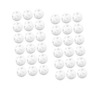 BESTonZON 60 Piezas De Sonajeros Para Bebés Sonajero Para Recién Nacidos Bolas De Plástico Juguete Para Hacer Ruido Juguete Blanco