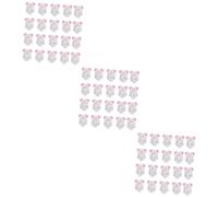 BESTonZON 60 Piezas Mes Pegatinas Accesorios Predicción Género Chico Bebe Tarjetas Consejos Para Bebés Papá Regalos Mamá y Papá Rosa Pegatinas Autoadhesivas Alta Gama Chica