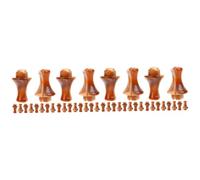 BESTonZON 64 Piezas Boquilla Cucurbitáceas boquillas accesorios para zapatillas instrumentos musicales organos musicales boquillas hulusi entrenador hulusi seda de calabaza Bau