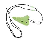 BESTonZON 6agujero Ocarina Huecos Miniatura Para Principiantes Instrumento Musical De Adultos Para Reuniones Familiares y Fiestas Color Verde