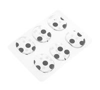 BESTonZON 6piezas Almohadilla Silenciadora Autoadhesiva De Silicona Para Caja De Batería Amortiguadores De Almohadilla De Gel Para Apagador De Batería Puntos Negros