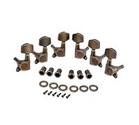 BESTonZON 6piezas De Afinación De Guitarra Afinador De Cuerdas Compatible Clavijero De Guitarra Eléctrica y Acústica