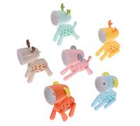 BESTonZON 6piezas Lámpara Led Infantil De Noche Diseño De Animales Luz Aesthetic Para Decoración De Dormitorio y Mesa De Estudio Flexible y Divertida