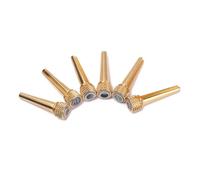 BESTonZON 6piezas Pines De Puente De Guitarra Acústica Con Incrustaciones De Abulón y Círculo De Latón Para Guitarras De Cuerda