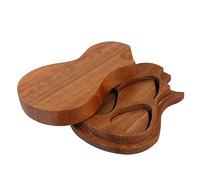 BESTonZON 6piezas Soporte De Púas De Guitarra Estuche para Púas con Organizador De Almacenamiento para y Conciertos