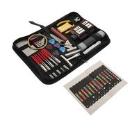 BESTonZON 72piezas Kit Herramientas Reparación Limpieza Guitarra Bolsa Accesorios Práctico
