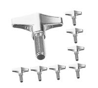BESTonZON 8 Piezas Accesorios De Batería Tornillo Para Soporte De Caja Tuerca De Para Platillo Herrajes Para Batería Uso Para Artistas