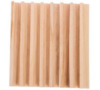 BESTonZON 8 Piezas Adornos De Letras De Madera Alfabeto Bandeja De Dominó Jumbo Soporte De Exhibición De Dominó Soportes De Dominó De Bricolaje Bases De Dominó De Escritorio De Oficina Beige