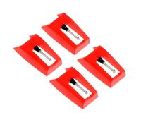 BESTonZON 8 Piezas Aguja repuestos para tocadiscos lápiz para tocadiscos vinyl records record player vinyl lápiz óptico lápiz de fonógrafo lápiz giratorio reemplazar Accesorios Audio rojo