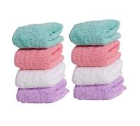 BESTonZON 8 Piezas Baberos Toalla Facial Absorbente Toalla Para Pañuelo De Lactancia Cuadradas Colores Surtidos Para Bebes Casa o Viajes