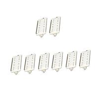 BESTonZON 8 Piezas Base De Pastilla De Estrella Mini Bajo Accesorio De Instrumento Musical Base Para Pastilla Accesorios De Guitarra Eléctrica Protección De Guitarra Pastillas