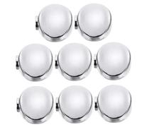 BESTonZON 8 piezas Botones Clavija Afinación Guitarra Metal con Tornillos y Arandelas Precisión y Estabilidad para Guitarras Acústicas y Eléctricas Accesorios Reemplazo de Máquina de Afinar