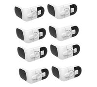 BESTonZON 8 Piezas Cerraduras De Cajones Anti-Pellizco Gabinetes Cerraduras Infantiles Para Cajones Cerraduras De Refrigerador Para Niños Cerradura De Seguridad Para Bebés Para Congelador