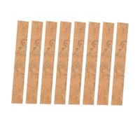 BESTonZON 8 Piezas Lámina de Corcho para Mástil de Clarinete de Corcho Fácil de Instalar para Mantenimiento de Instrumentos de Viento
