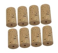 BESTonZON 8 piezas Tapones de Corcho para Flauta de Conectores de Natural para Instrumentos Musicales Sellado para Evitar Fugas de Aire y Proteger la Cabeza Flauta