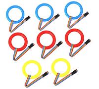 BESTonZON 8piezas Cuerda de Tracción Antipérdida para Caminar con Asas para Preescolar y Actividades al Aire para Pequeños