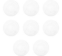 BESTonZON 8piezas Tapones Para Pedales De Guitarra Efecto Protector Transparente Antideslizante De Accesorios Para Interruptores y Tapas De Uñas Compatible Con Pedales Eléctricos