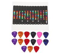 BESTonZON 9 Juegos Notas Suministros Selección Simple Herramienta Auxiliar Notas Del Diapasón Guitarra Notas Del Diapasón Herramienta Papel Accesorios Para Bajo Escalas