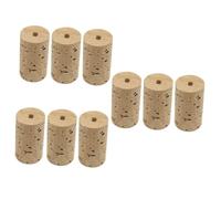 BESTonZON 9 Piezas Corcho de flauta instrumentos musicales organos musicales tapones de flauta tapón de corcho de cabeza de de madera tapones de corcho para corchos de