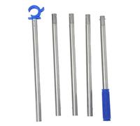 BESTonZON Abridor de Ventana Extensible Telescópico de 183cm Gancho en Forma de C, Ajustable y Ligero para Ventanas Altas en Cocinas y Aulas, Adecuado para Personas Mayores