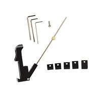 BESTonZON Accesorios para Arco Recurvo con Clicker Metálico Ajustable Bastón Sonoro para Señal Ruido para Medir Postura Adecuados para Flechas y Competición Color Negro