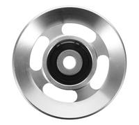 BESTonZON Aleación de Aluminio Polea de Gimnasio Rodamientos Precisos | Máquinas de Cable y Recambio, Uso en Gimnasio en Casa y Entrenamiento de Fuerza, Color Plata