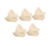 BESTonZON Alfombrilla de Plástico Abs para Pulgar de Clarinete Buena Flexibilidad y Resistencia al Desgaste, Funda Protectora Cómoda para Instrumentos Musicales, Pack de 5 Piezas