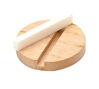 BESTonZON Almohada de Puente para Guitarra Resonadora Repuesto de Placa de Galleta Cejuela de Hueso para Guitarra Acústica Accesorios para Uso Concierto