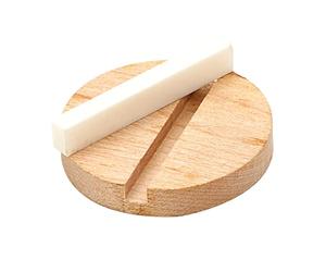 BESTonZON Almohada de Puente para Guitarra Resonadora Repuesto de Placa de Galleta Cejuela de Hueso para Guitarra Acústica Accesorios para Uso Concierto