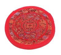 BESTonZON Almohadilla para Cuenco Tibetano de 10 Cm, Tapete Artesanal Hecho a Mano en Nepal, Accesorio para Cuencos Cantores Budistas, Cojín Soporta Meditación y Rituales Budistas, Color