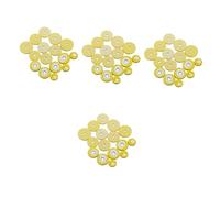 BESTonZON Almohadillas Flauta 4 Piezas 16 1 Almohadilla De Agujero Abierto Ferramentas Pieza De Reparación De Flauta Herramienta De Mantenimiento De Dedicado a De Cuero Accesorios