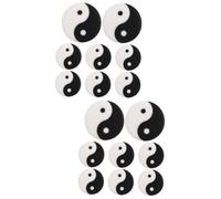 BESTonZON Amortiguador De Vibración De Tenis Diseño Tai Chi Compatible con Raquetas Reduce Efecto Tennis Elbow Instalación Accesorios Prácticos para Jugadores 8 Piezas X 2