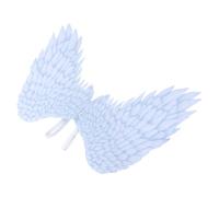 BESTonZON Ángel Disfraz Demonio Tejida Diseño No de Tela de Único para Alas White Portátil de Halloween Mujer Adultas para Fiesta