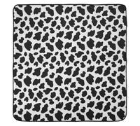 BESTonZON antimordeduras y arañazos para Gatos: Suave y cómoda con Estampado de Vaca para Cortar Las uñas, cuidar y calmar a tu Mascota.