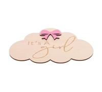 BESTonZON Apoyos De La Del Apoyo De La De Los Signos Del Nombre Del Signo De Recién Nacido Cartel De De De Guardería Fiesta De Bienvenida De Madera